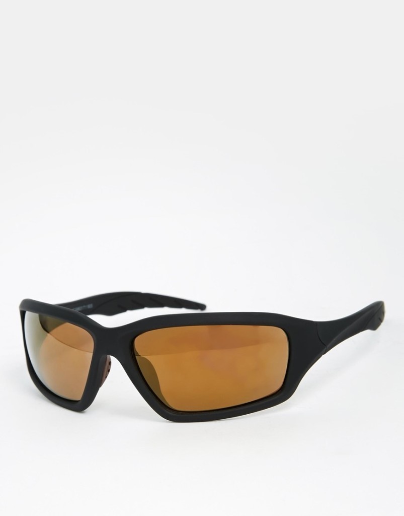 ASOS Wrap Around Sunglasses in Black